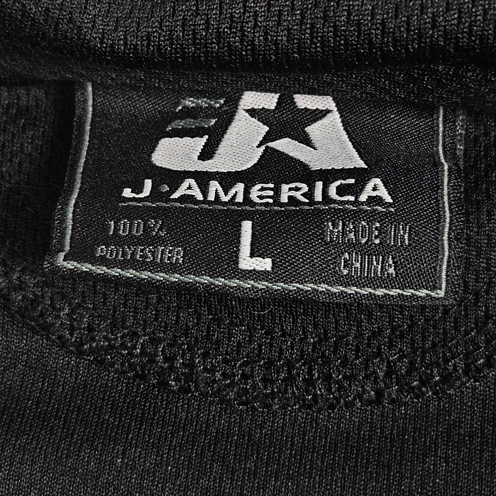 Fitgers Duluth Minnesota Pullover Mens Large Black 1/4‎ Zip Performance Brewery - Picture 4 of 8